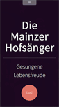 Mobile Screenshot of die-mainzer-hofsaenger.de